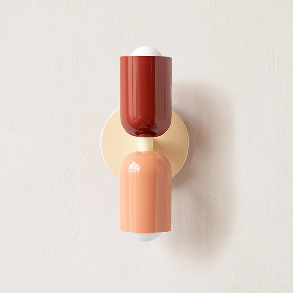 Baby Nursery Wall Lights - Nordic Wall Lamp Colorfully Double Head