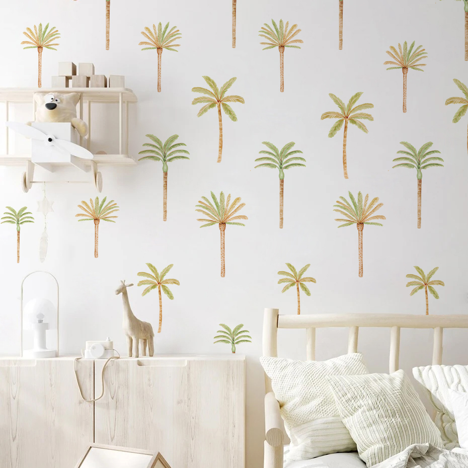 Boho Coconut Palm Tree Wall St - огляд і ціна Baby Girl Nursery Quotes