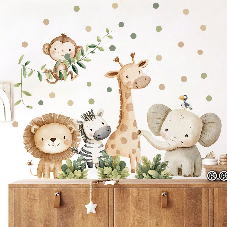 Boho Forest Animals Wall Stick - огляд і ціна Baby Nursery Decor Girl