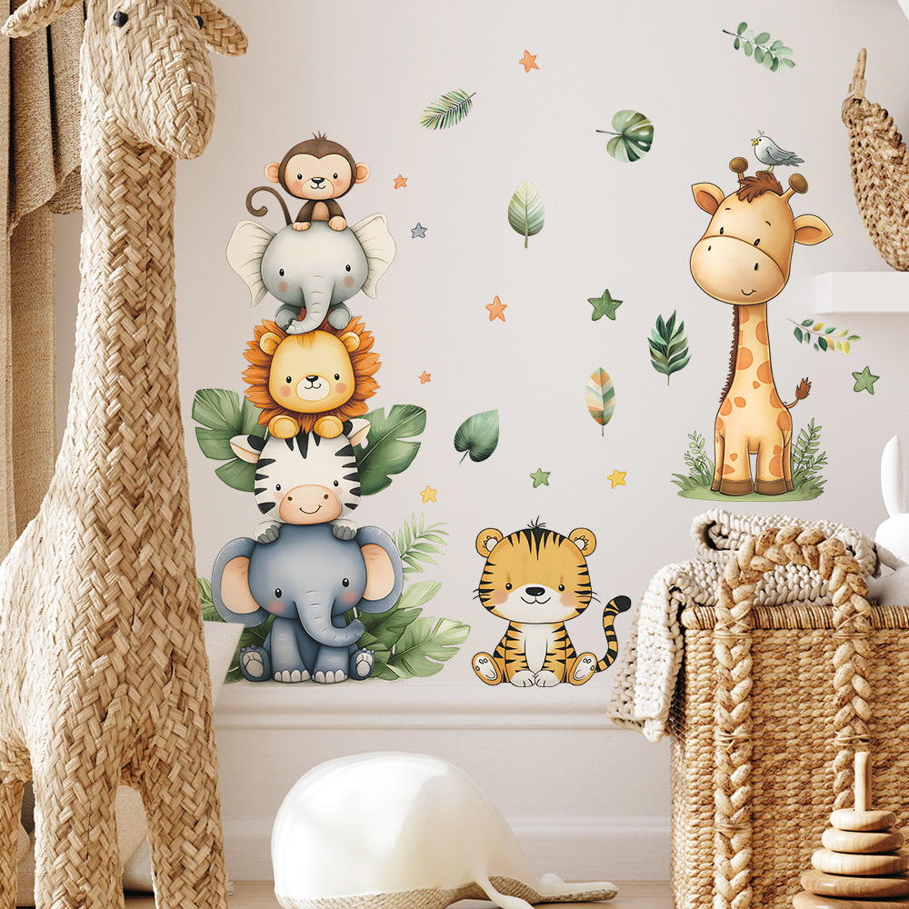 Boho Forest Animals Wall Stick - огляд і ціна Baby Nursery Decor Girl