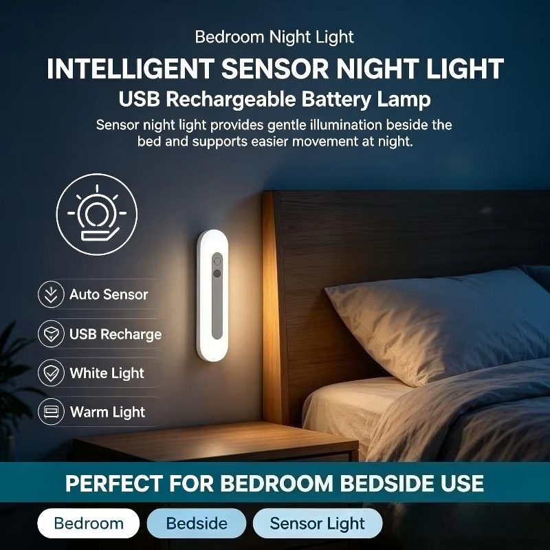 Intelligent Sensor Night Light - огляд і ціна Baby Nursery Wall Lights