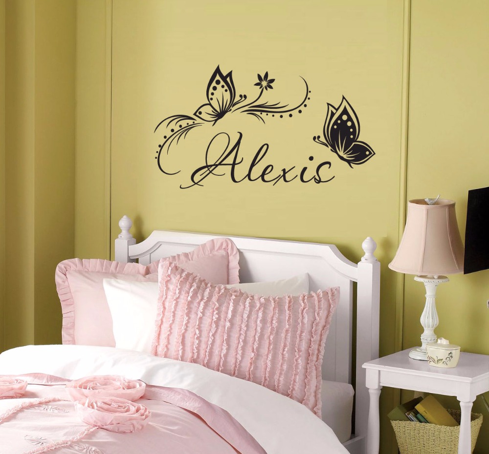 Personalized Name & Butterflie - огляд і ціна Baby Girl Nursery Quotes