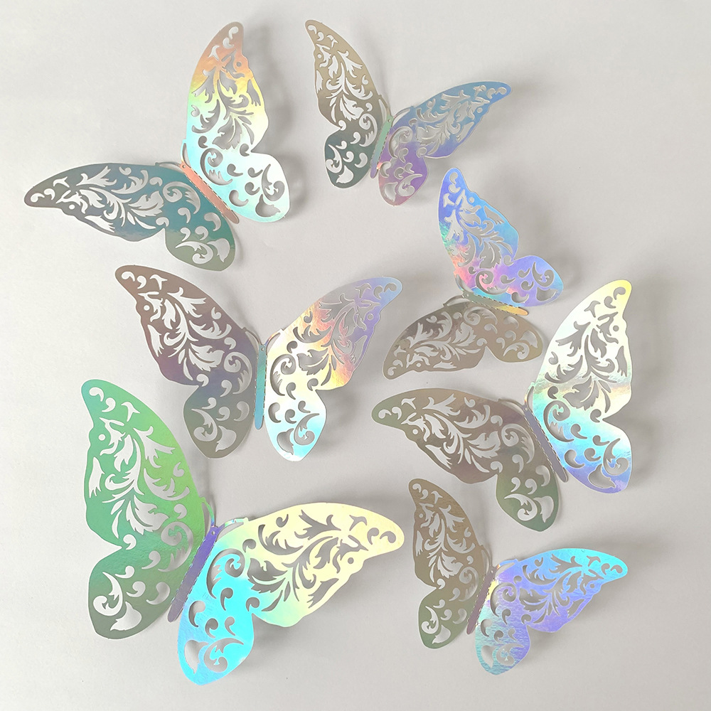 12pcs Colorful Silver Butterfl - огляд і ціна Baby Girl Nursery Quotes