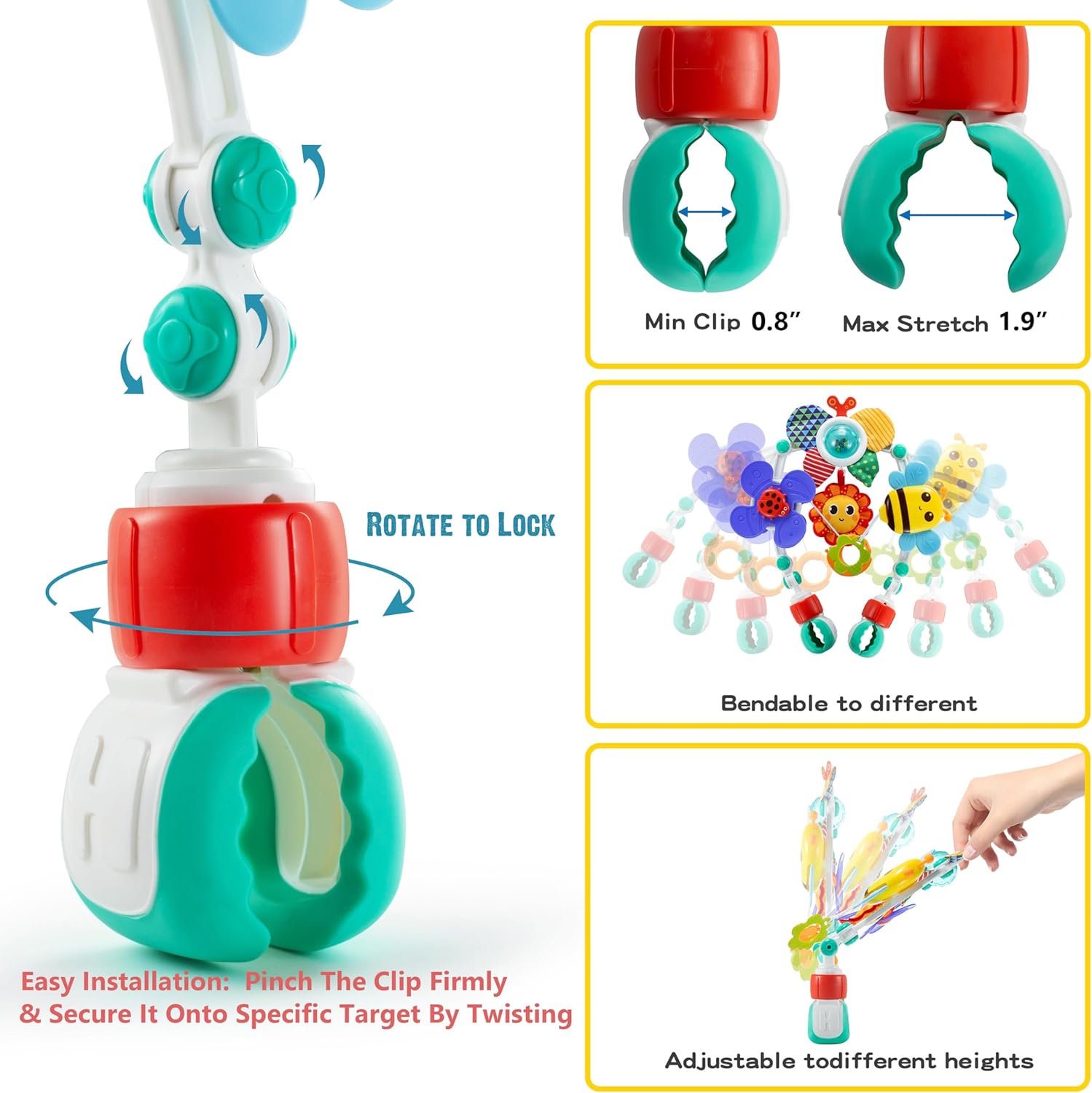 Adjustable Arch Bassinet Toys  - огляд і ціна Baby Nursery Trolley