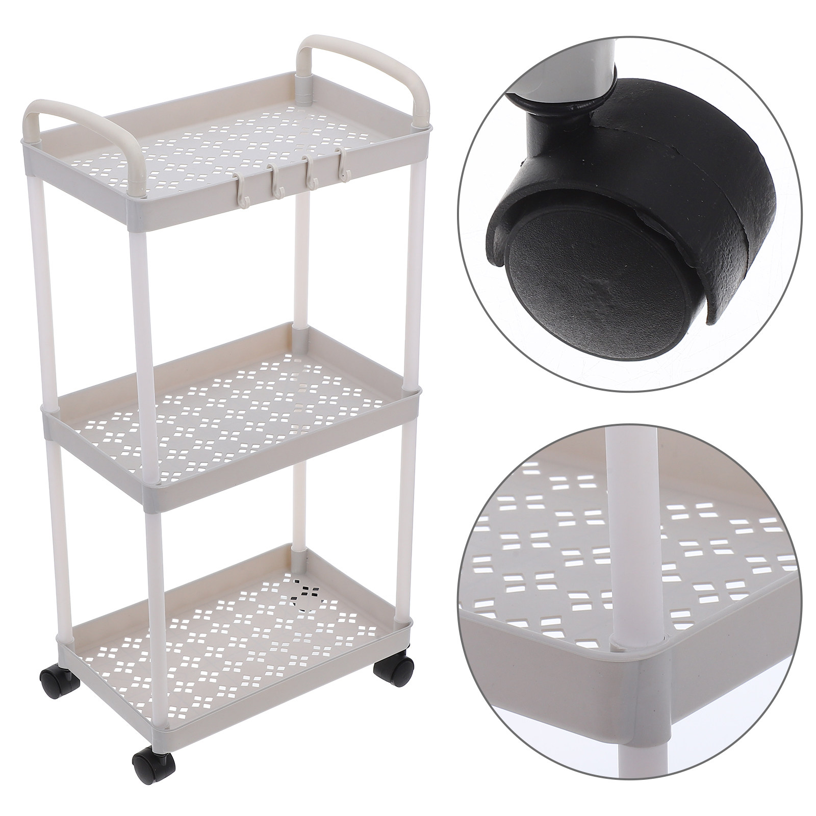 3 Tier Plastic Storage Cart Ro - огляд і ціна Baby Nursery Trolley