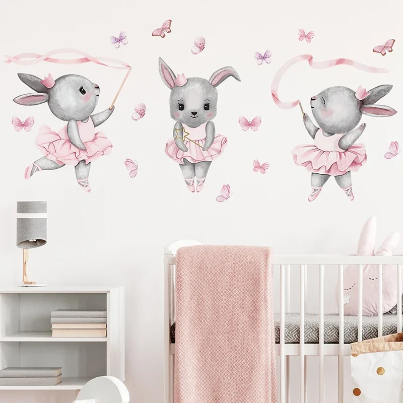 Hand-paint Ballet Bunny Rabbit - огляд і ціна Baby Girl Nursery Quotes