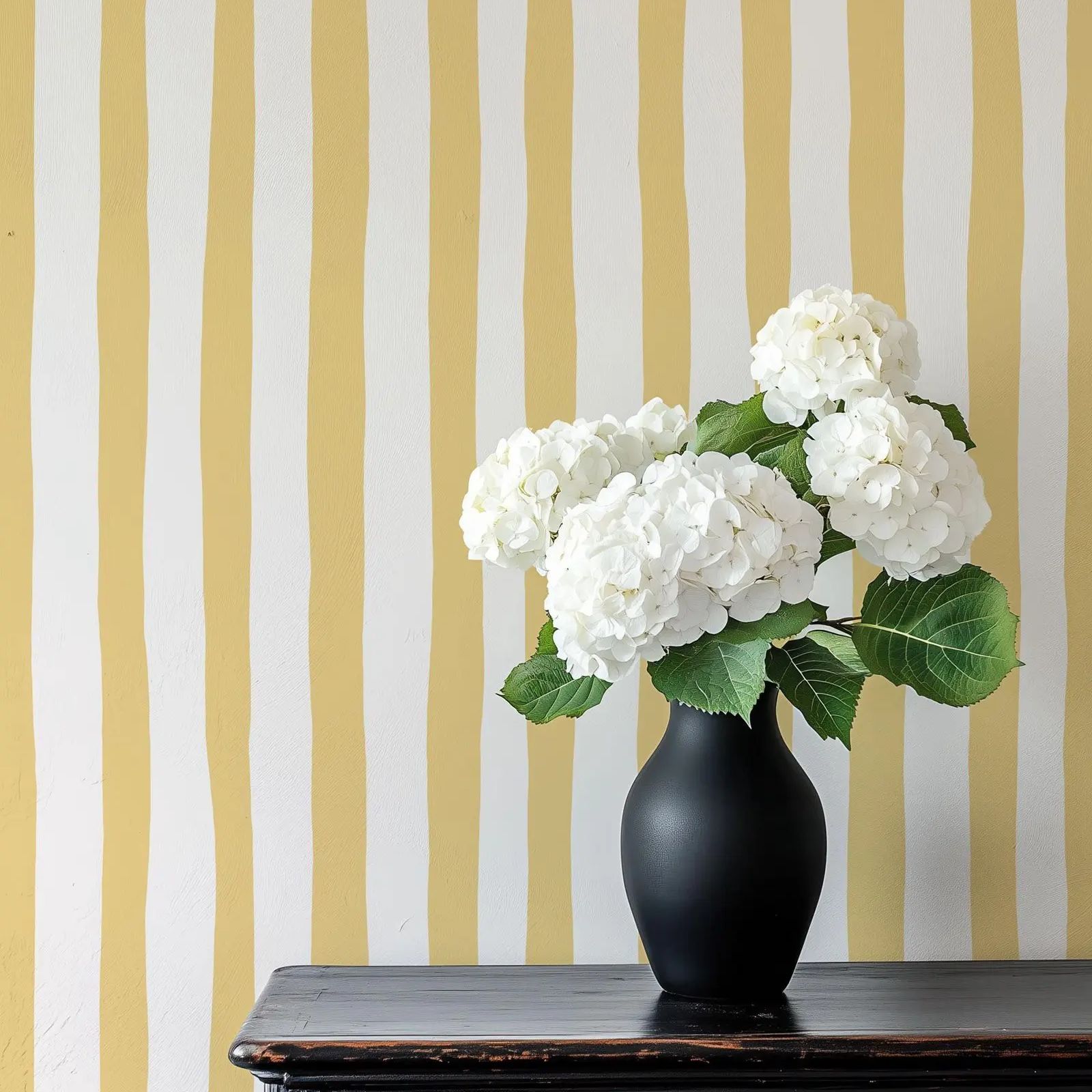 Sunshine Yellow Wobbly Stripes - огляд і ціна Baby Nursery Peel And Stick Wallpaper