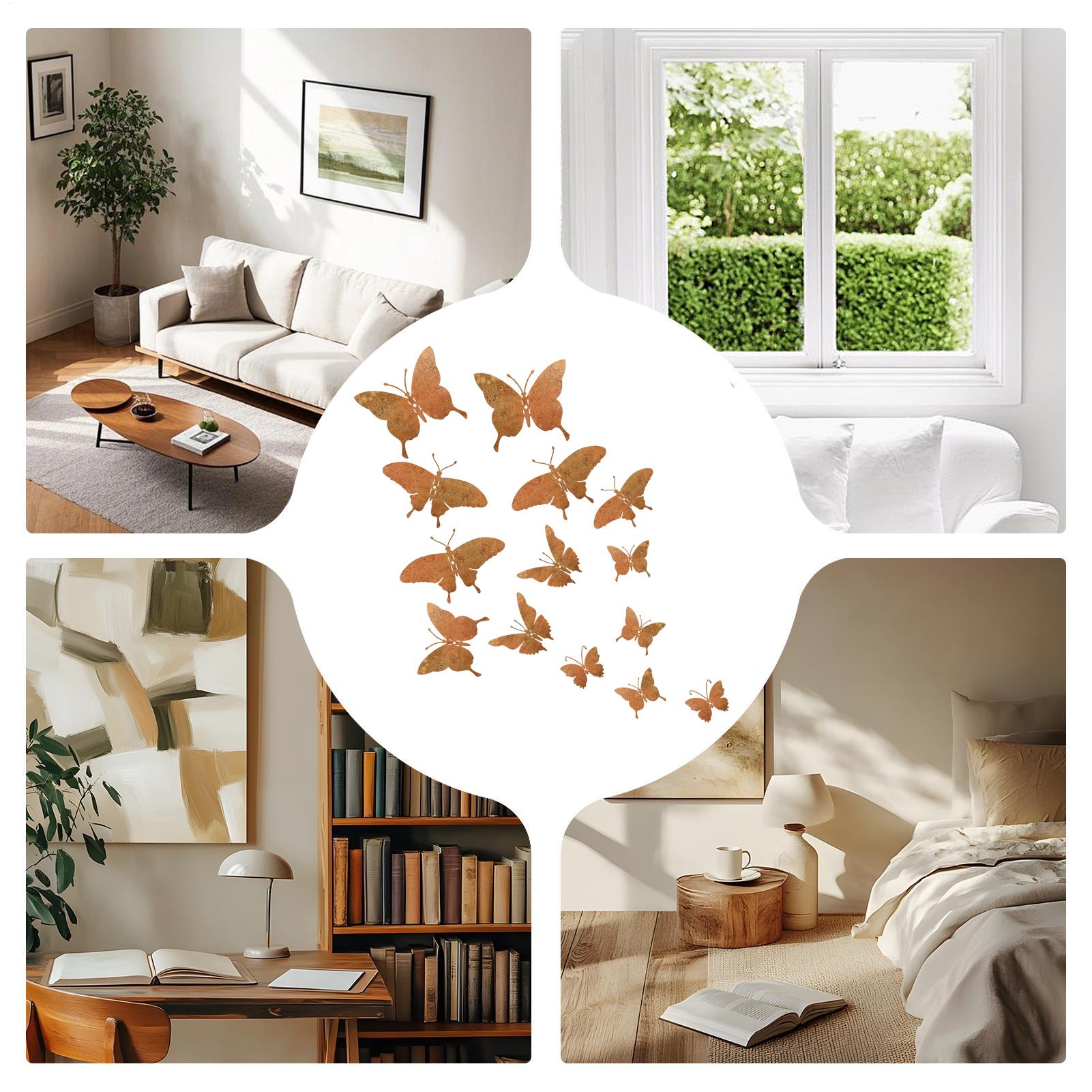 Metal Butterfly Wall Decor 15  - огляд і ціна Baby Nursery Decor Girl