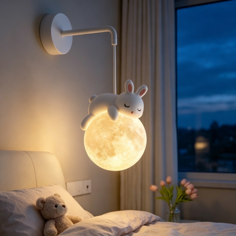 Cute Animal Wall Lamp White Ra - огляд і ціна Baby Nursery Wall Lights