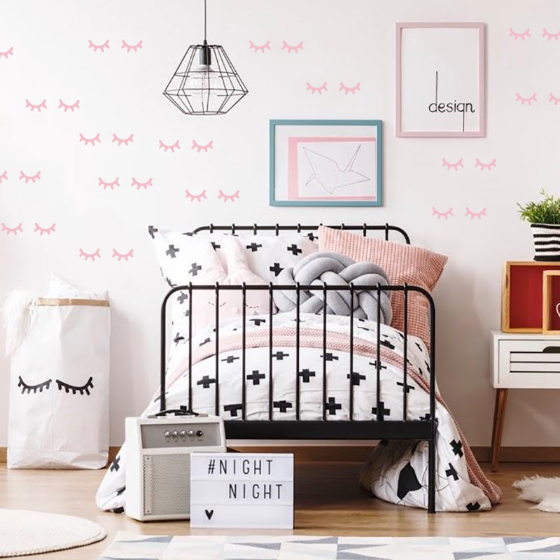 Kids Room Decoration  Eyelash  - огляд і ціна Baby Girl Nursery Quotes