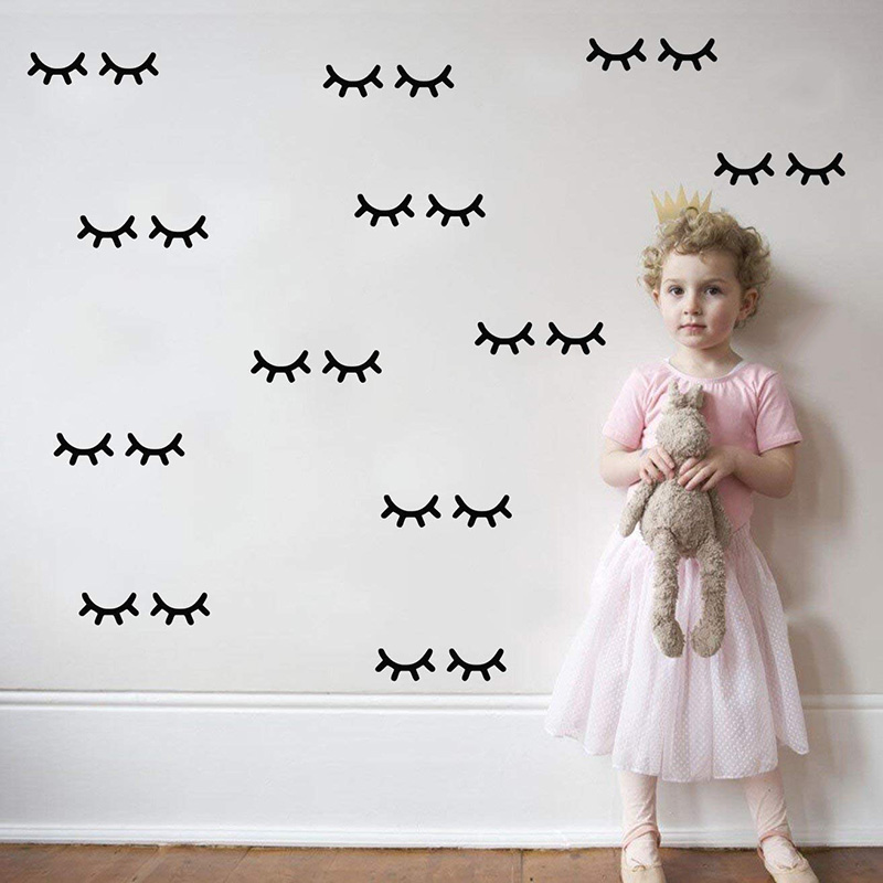 Kids Room Decoration  Eyelash  - огляд і ціна Baby Girl Nursery Quotes