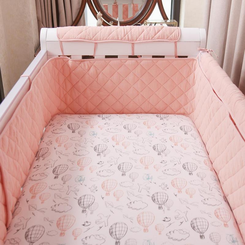 Bumper for Baby Bed Fence Cot  - огляд і ціна Baby Nursery Decor Girl