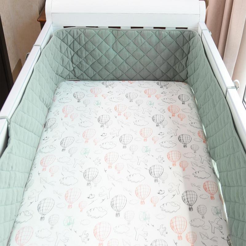 Bumper for Baby Bed Fence Cot  - огляд і ціна Baby Nursery Decor Girl