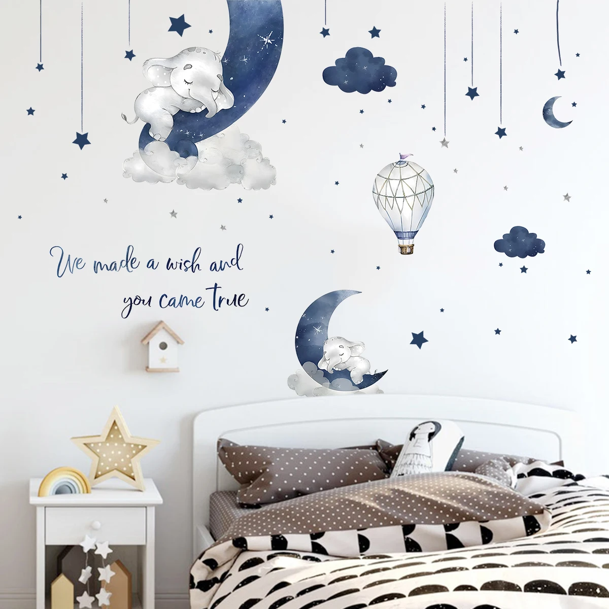 1Pc Cartoon Animal Elephant Wa - огляд і ціна Baby Girl Nursery Quotes