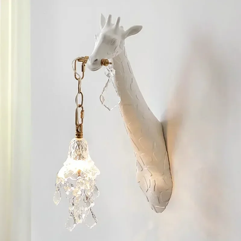 Nordic New Resin Giraffe LED W - огляд і ціна Baby Nursery Wall Lights