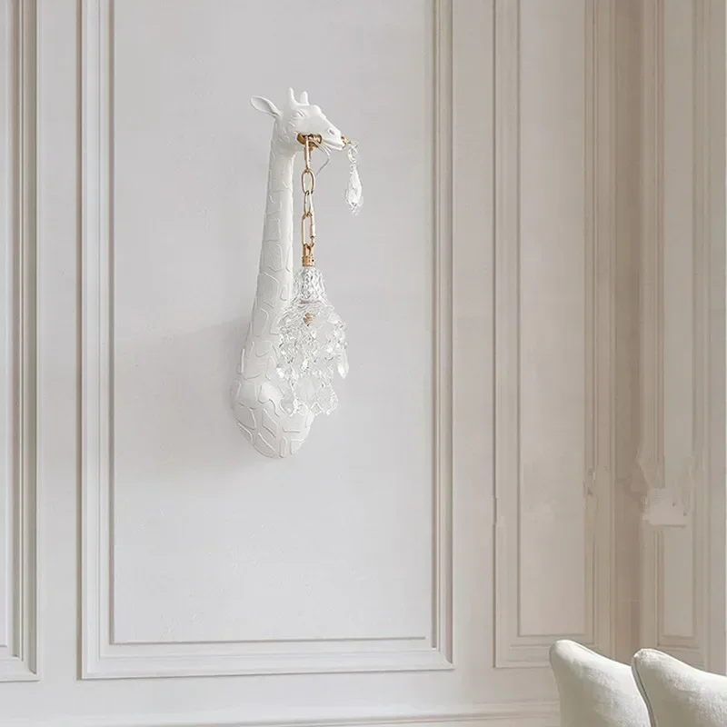 Nordic New Resin Giraffe LED W - огляд і ціна Baby Nursery Wall Lights
