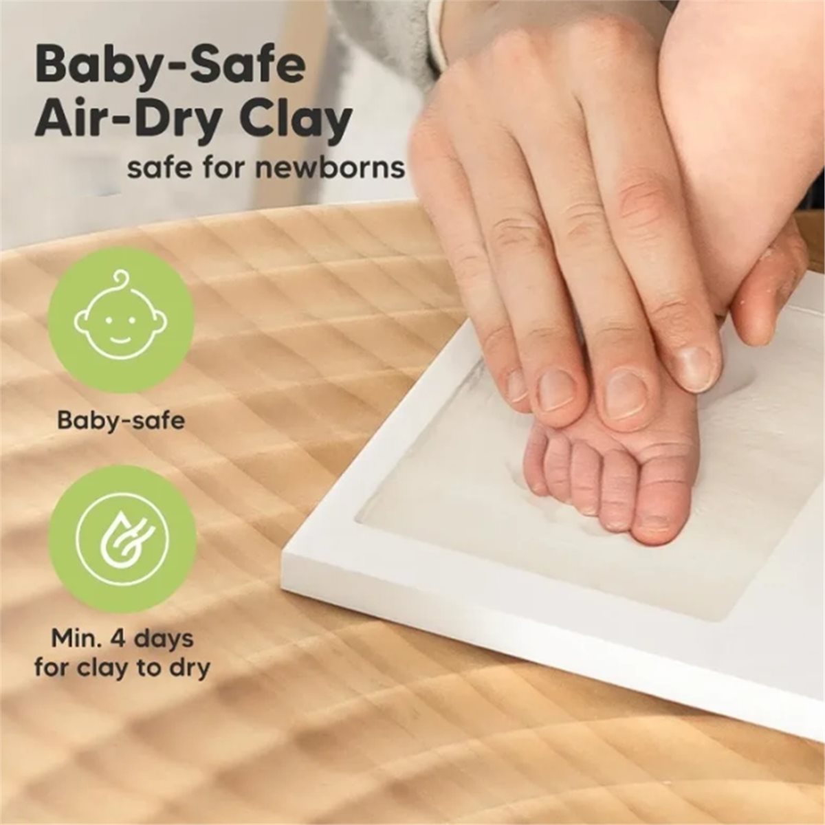 Y69A Baby Handprint & Footprin - огляд і ціна Baby Nursery Frames