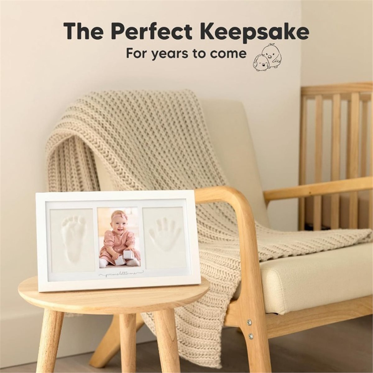 Y69A Baby Handprint & Footprin - огляд і ціна Baby Nursery Frames