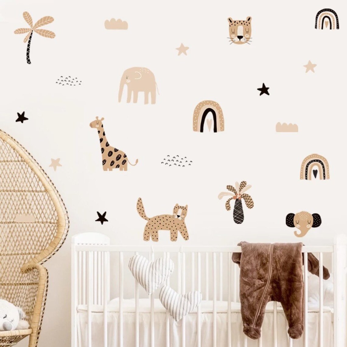 Boho Cartoon Rainbows Star Cut - огляд і ціна Baby Nursery Decor Girl